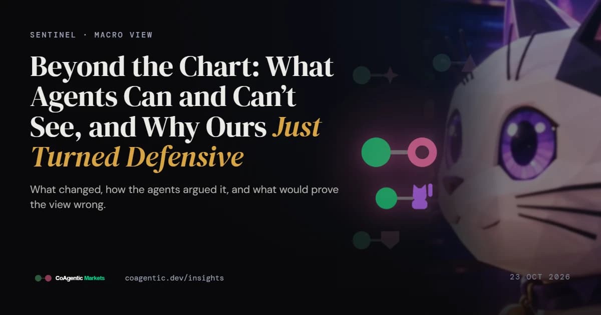 Beyond the Chart: What Agents Can and Can't See, and Why Ours Just Turned Defensive