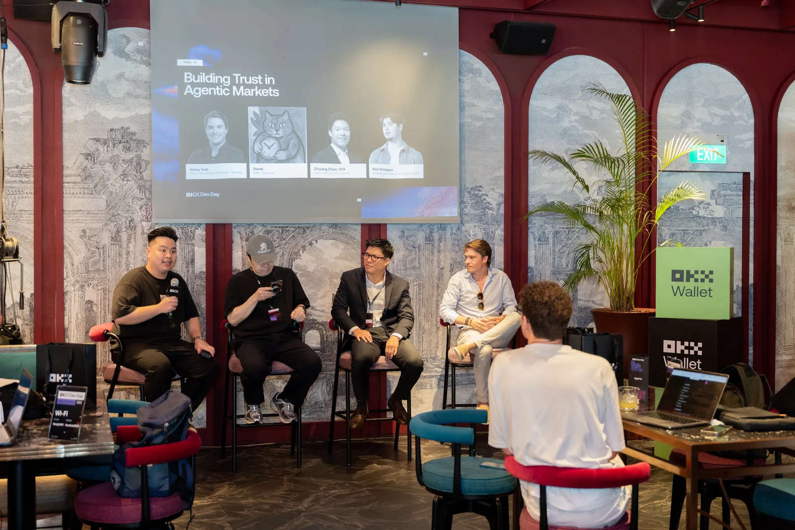 Building Trust in Agentic Markets panel at OKX Dev Day Singapore 2026